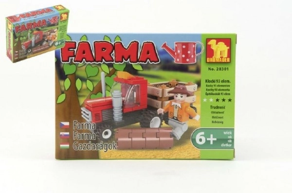 Stavebnice Dromader - farmářské auto 93 dílů