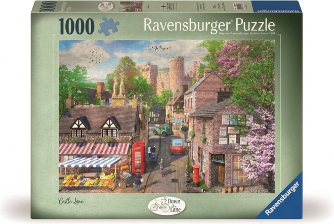 Puzzle Malebná ulička k zámku 1000 dílků