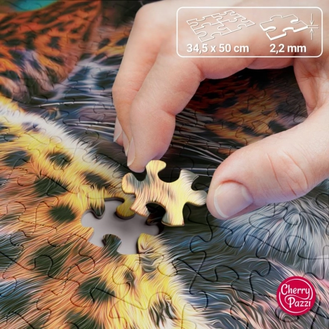 Puzzle CHERRY PAZZI Ležící leopard 500 dílků