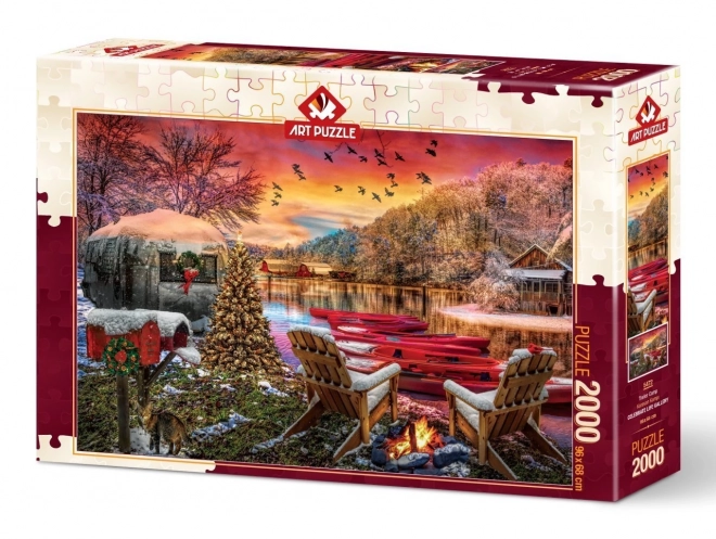 ART PUZZLE Puzzle Tábořiště 2000 dílků