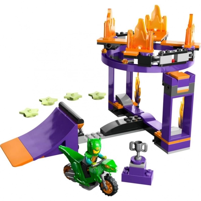 Kaskadérská výzva s rampou a obručí LEGO City Stuntz