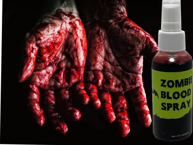 Halloweenský sprej s umělou krví