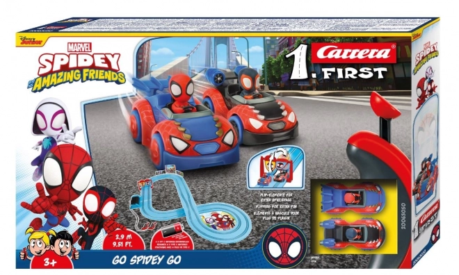 Autodráha s vozidly První Spider Man Spidey Go 2,9 m