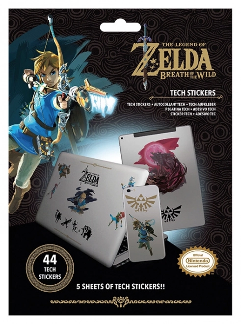 Technické samolepky s motivem Zelda