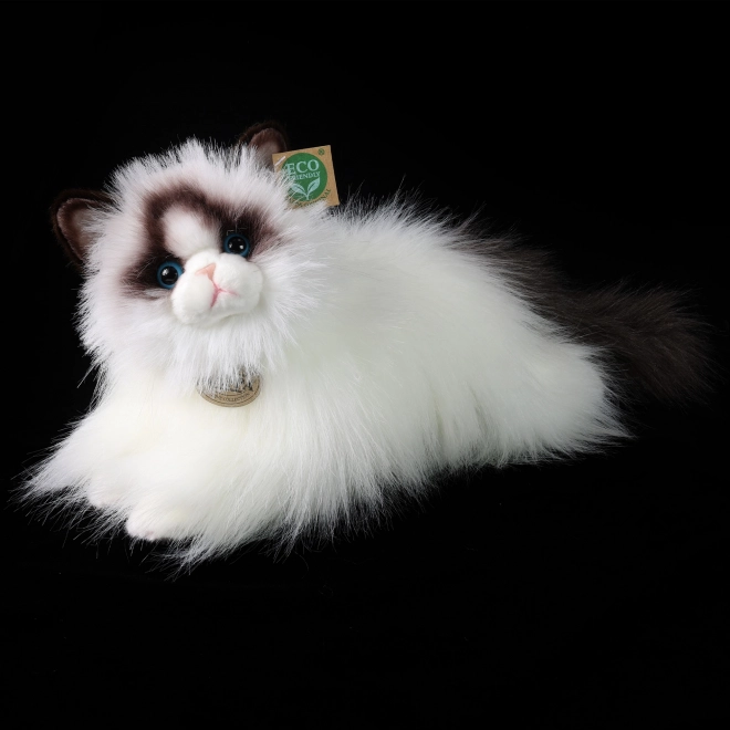 Plyšová kočka Ragdoll 35 cm ekologická
