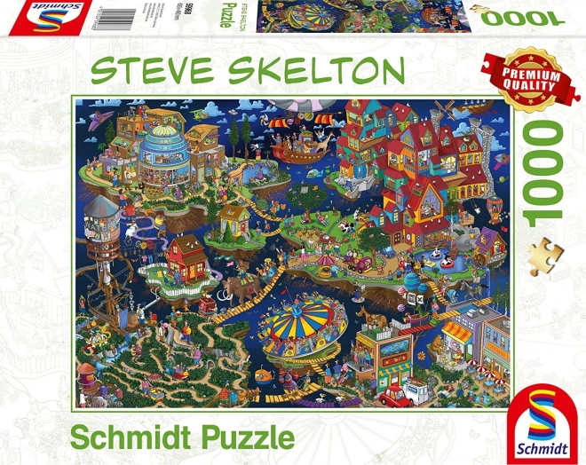 Puzzle Svět vzhůru nohama 1000 dílků
