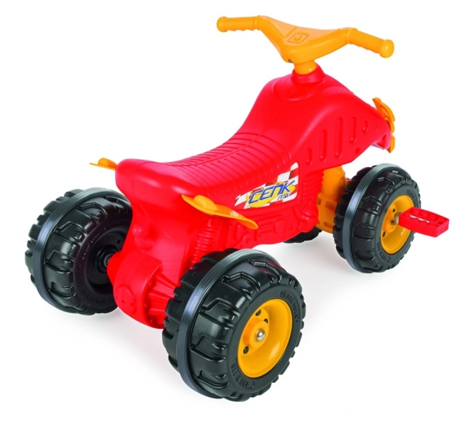Čtyřkolka šlapací ATV červená