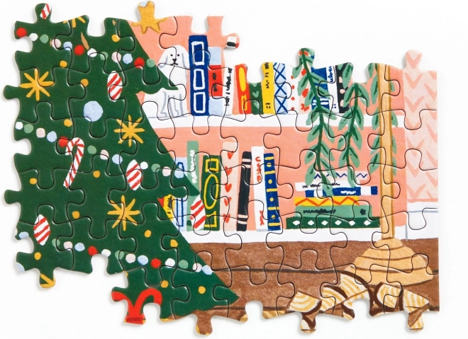 GALISON Puzzle Adventní kalendář Doma na Vánoce 12x42 dílků