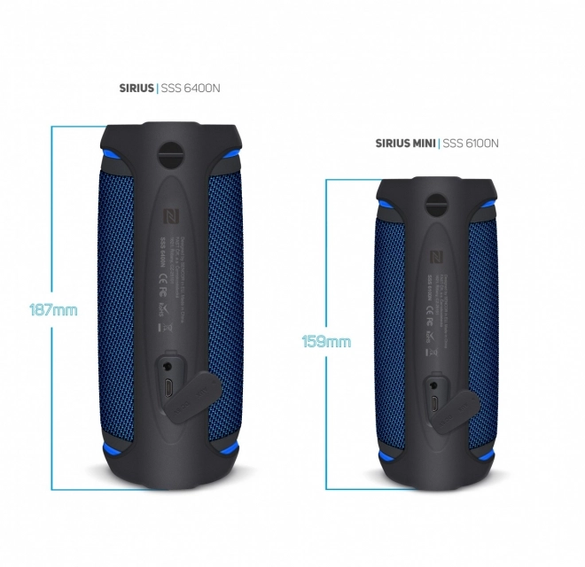 SSS 6400 Sirius 30W Bluetooth reproduktor, TWS, NFC, IPX6 Blue
