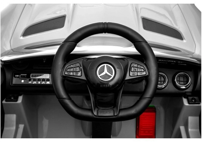 Mercedes GTR Battery Car Stříbrný lak