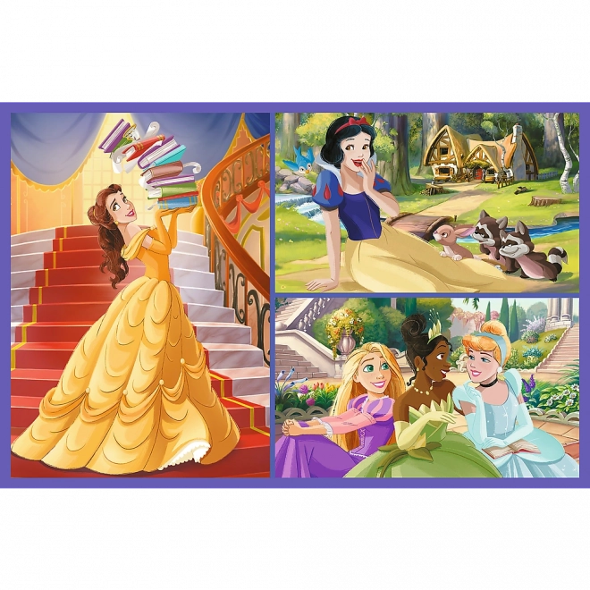 Puzzle 2x70 Bajkové dny Disney Princezny