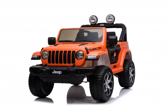 Dětské elektrické auto Jeep Wrangler Rubicon oranžové
