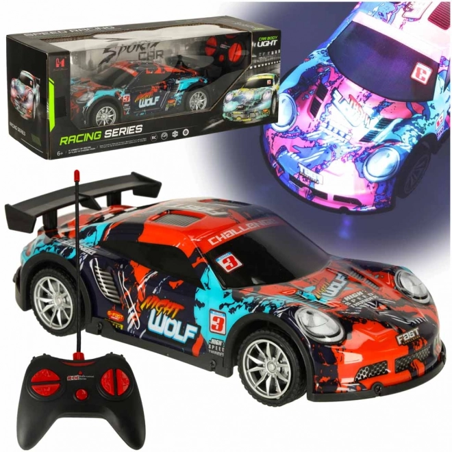 Sportovní RC auto modro-červené