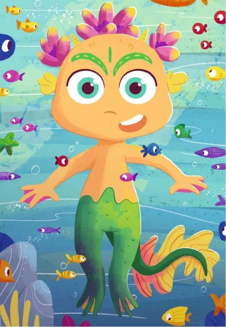Ravensburger puzzle mix&match: mořské panny a mořské příšery