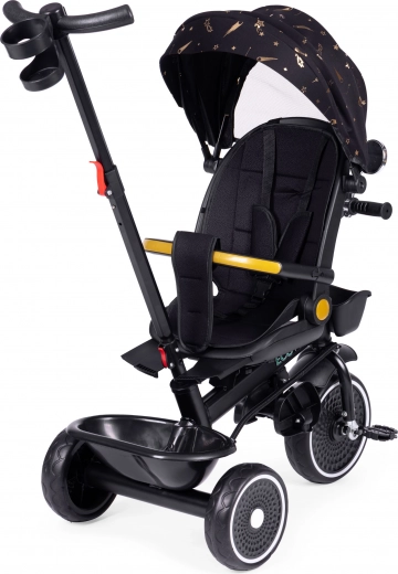 Otočná sedačka 360° pro jízdu k rodiči i vpřed