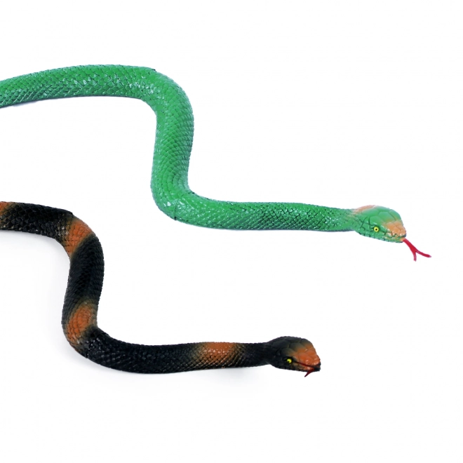 Gumový had 76 cm - Čtyři různé barvy