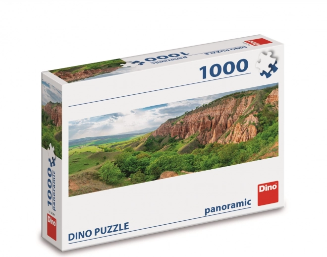 Panoramatické puzzle Červená rokle 1000 dílků