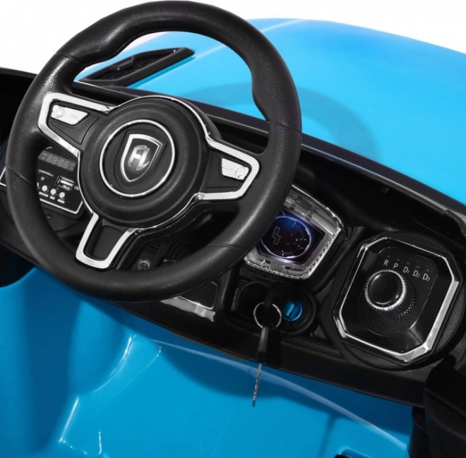 Elektrické autíčko sportovní Rapid Racer – Modré