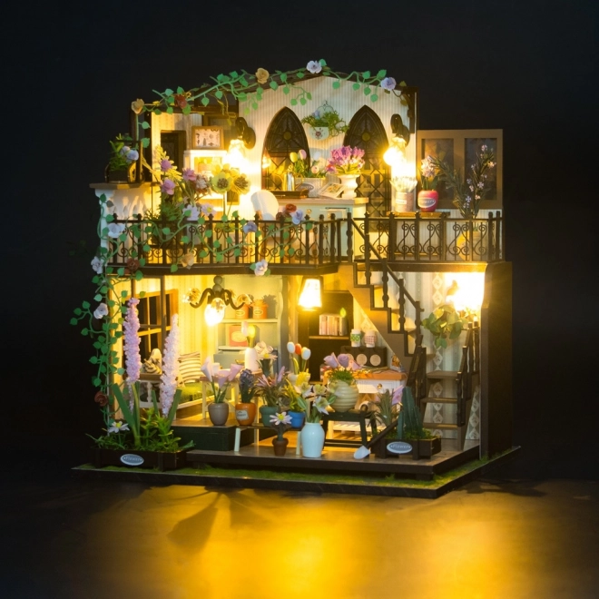 Miniatura domečku Darcyin květinový dům