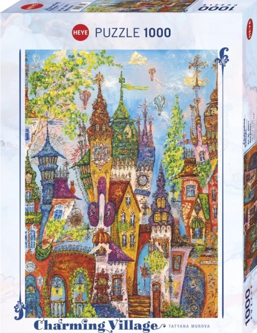 HEYE Puzzle Červené oblouky: Kouzelná vesnice 1000 dílků