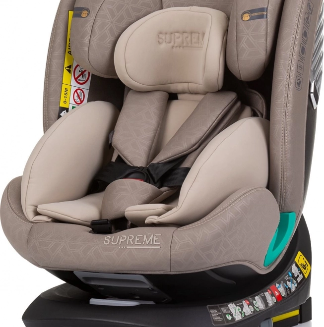 Dětská autosedačka Chipolino Supreme i-Size - Macadamia