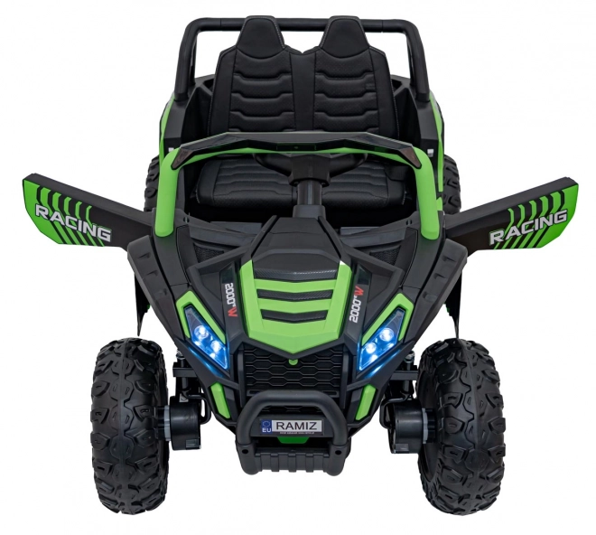 Dětské elektrické auto Buggy UTV 2000M Racing Zelené