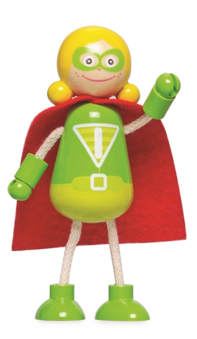 Dřevěné figurky superhrdinů Tidlo