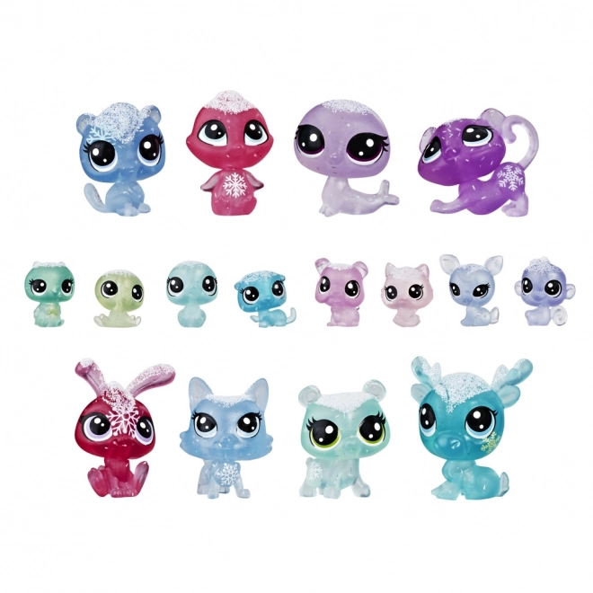 Littlest Pet Shop Zvířátka z ledového království 16 ks