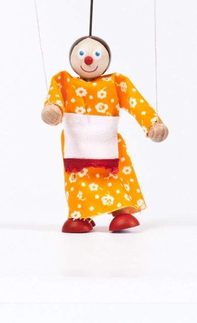 Dřevěná loutka Maminka