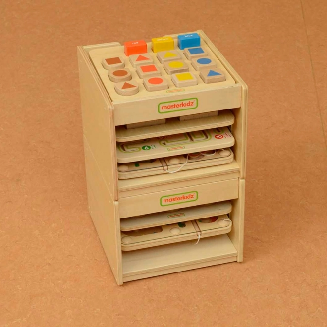 Dřevěná skříňka na tabule Masterkidz