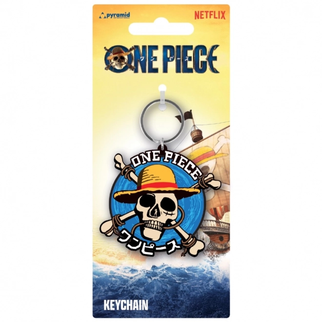 Gumová klíčenka One Piece