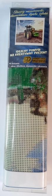 NORIMPEX diamantové malování – traktor 30 × 40 cm