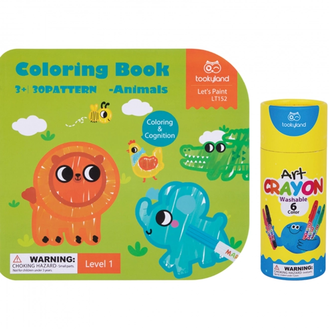 Edukační krabice Montessori Tooky Toy 6v1 od 3 let