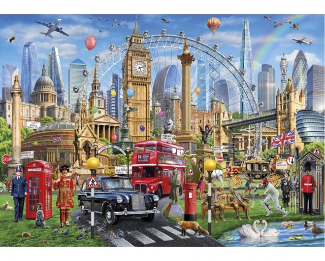 Puzzle Volání Londýna 1000 dílků