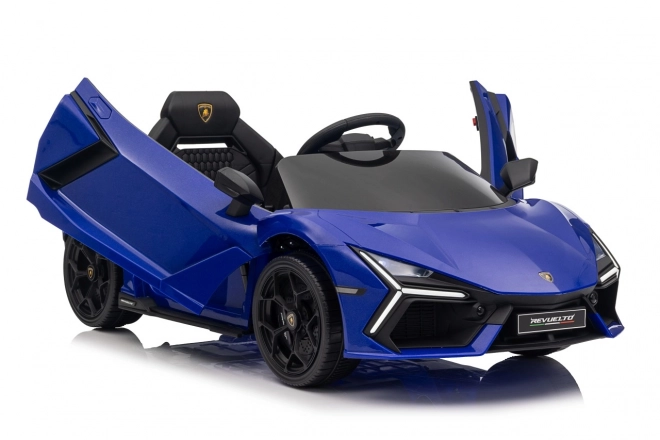 Dětský vůz lamborghini revuelto modrý