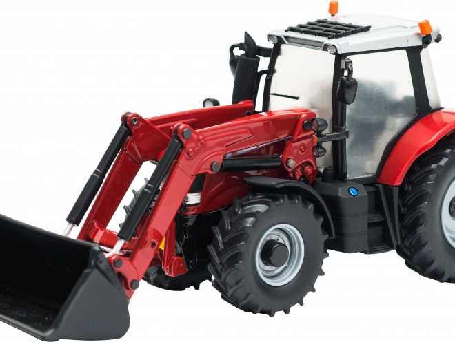 Model traktor s čelním nakladačem Massey Ferguson 6616 v měřítku 1:32