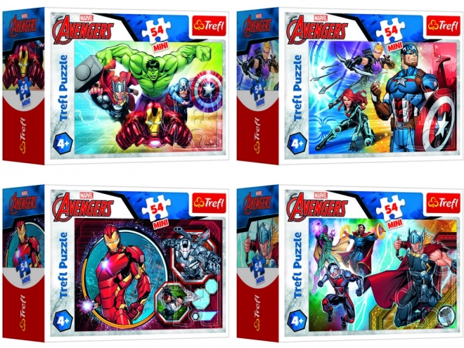 Minipuzzle Avengers 54 dílků v krabičce
