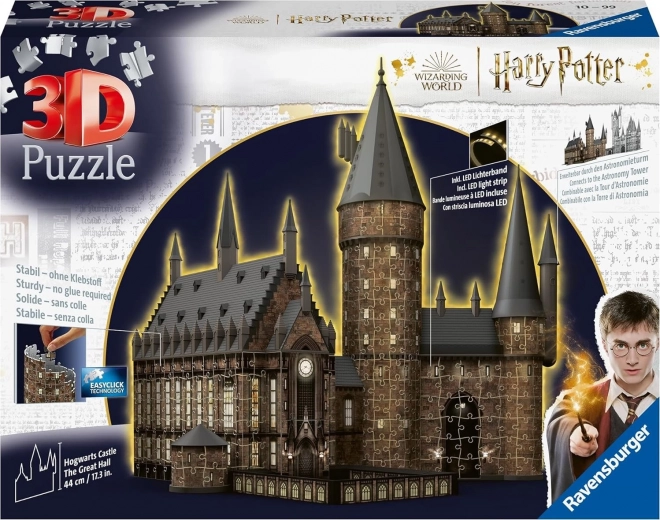 Harry Potter: Bradavický hrad - Velká síň (Noční edice) 540 dílků