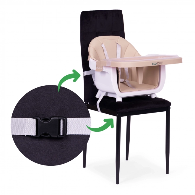 Dětská jídelní židle 2 v 1 od ECOTOYS