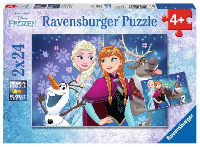 Disney Ledové království 2x24 dílků