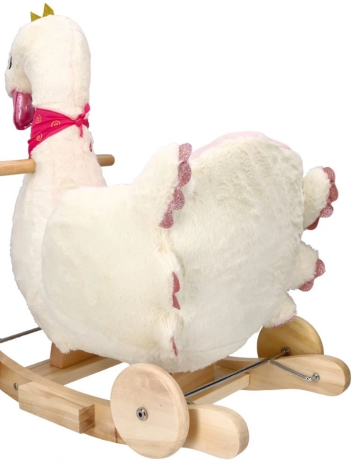 Houpací křeslo Swan Queen s kolečky