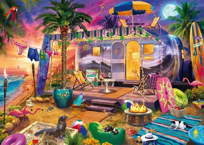 Puzzle Mobilní Domov 1000 Dílů