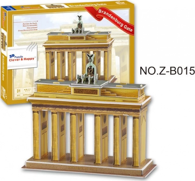 3D puzzle Braniborská brána 31 dílků