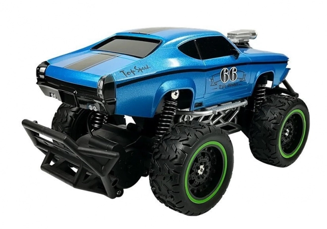 Dálkově ovládané R/C 6,5 km/h s vysokými koly – modrí