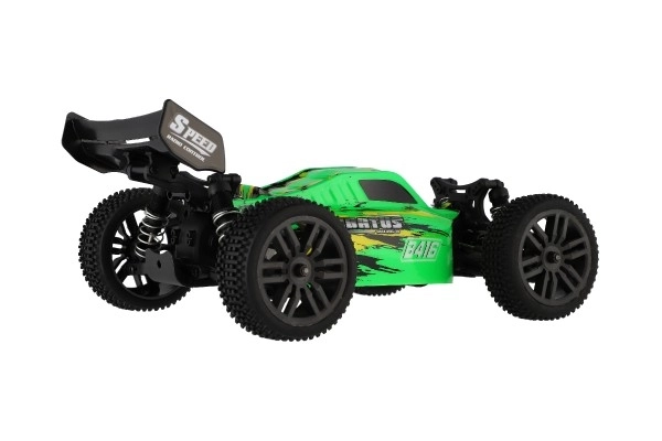 Avtomobil RC Buggy Bonzai Jubatus terensko 30cm plast 2,4GHz na baterije + 2x dodatni paket v škatli 40x14x21 – Zelené