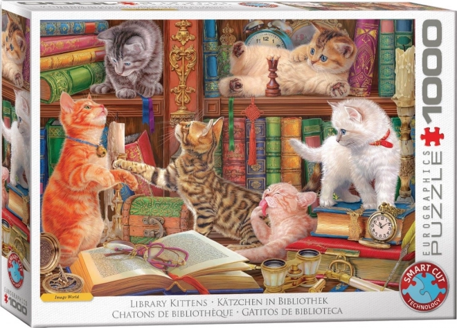 Eurographics puzzle kočičí knihovna 1000 dílků