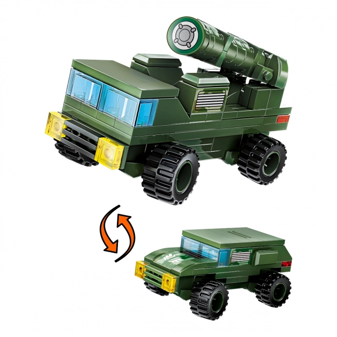 Stavebnice Qman War-Spirit Kolový Tank