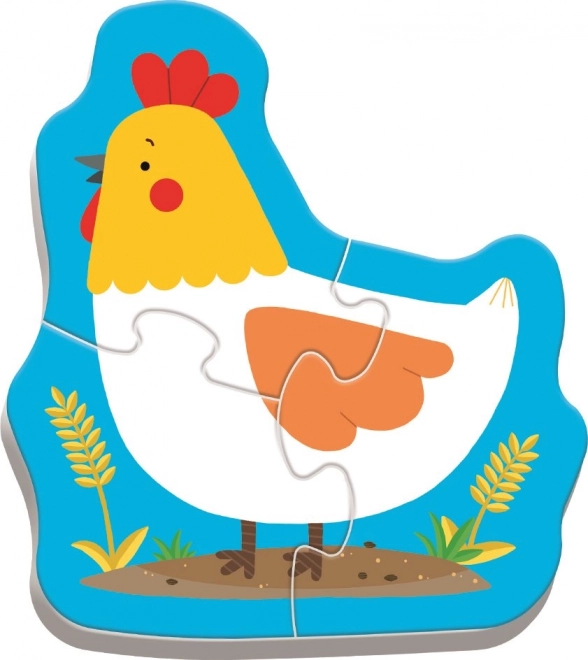 Puzzle pro děti Zvířátka na farmě Trefl