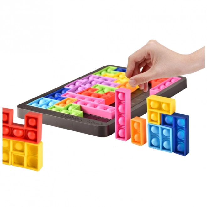 Senzorická hračka Tetris Pop-It Puzzle 3v1