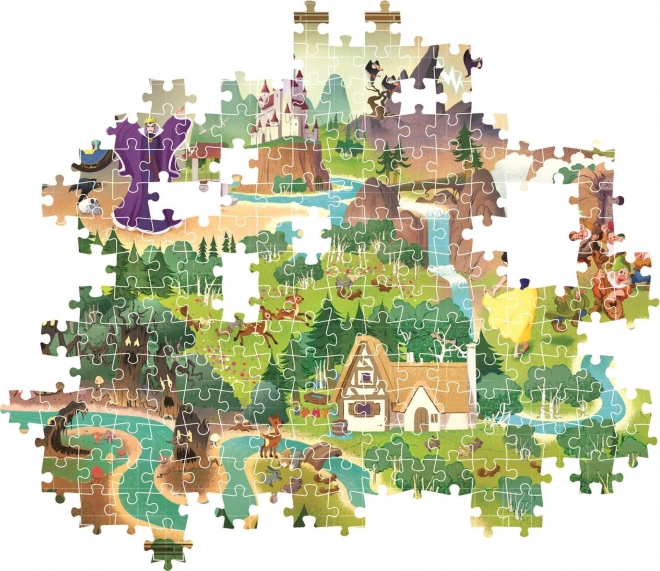Puzzle Story Maps: Sněhurka 1000 dílků